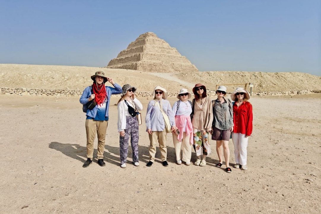 Illustration for news: Through Heat and Sand: Egyptology Students’ Fieldwork in Egyptian Museums and Necropolises